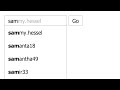 Dropdown Autosuggest: Preview (1/5)
