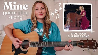 Taylor Swift Mine Guitar Play Along (Eras Tour Surprise Song) // Nena Shelby
