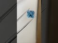 3.01 carat square emerald cut blue diamond bluediamonds bluediamond diamond diamonds blue