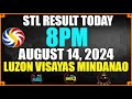 Stl Result Today 8pm MINDANAO August 15, 2024