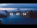 Glassmorphism Digital Clock Using HTML CSS & JavaScript