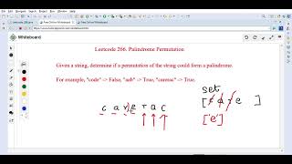 Leetcode 266 Palindrome Permutation