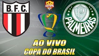 BOTAFOGO-SP X PALMEIRAS AO VIVO Copa do Brasil 3ª Fase - NARRAÇÃO