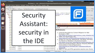 Security Assistant overview -- security in the Eclipse IDE (2020)