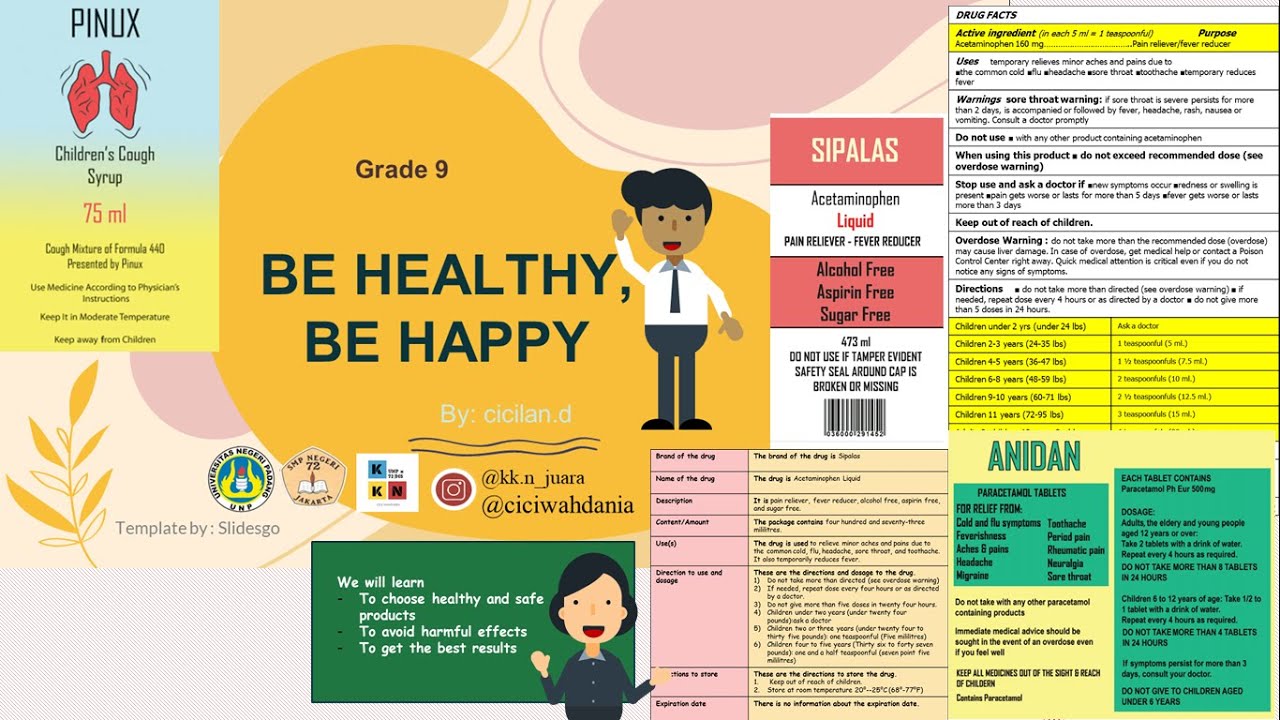 BE HEALTHY, BE HAPPY - B.Inggris Kelas 9 - YouTube