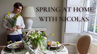 SPRING VLOG | DECORATING THE LIVING ROOM, SETTING THE TABLE FOR EASTER, AND MY TRIP TO ITALY