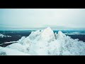 great panorama view of the snowy massive mountain with mountain cliff. landscape and gorgeous scene