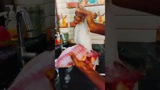 புள்ளி தோல் மீன் சுத்தம் செய்தல்/fish cleaning /#fish/#cleaning/#video