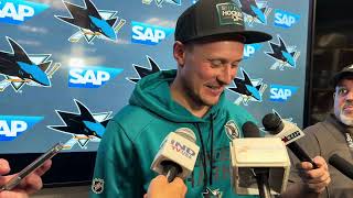 Vanecek on Career-High 49-Save Performance, Leading Sharks to Win