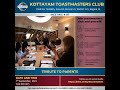 Promo Video for meeting #87 of Kottayam Toastmasters Club themed 