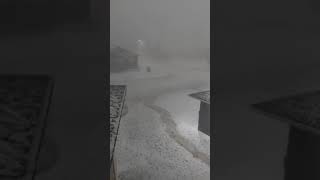 Heavy hail in Canada Saskatchewan 😱😱😱 (31.08.2021)