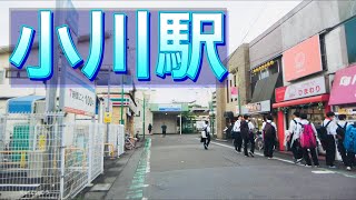 西武国分寺線 小川駅周辺を歩く　around OGAWA Station walk video 2020.7.14