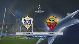 PES 2018 (PS4 Pro) Qarabağ FK v Roma UEFA CHAMPIONS LEAGUE 27/09/2017 PREDICTION 1080P 60FPS