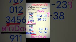 26/2/2567 หุ้น ดาวโจนส์