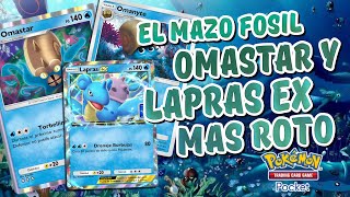 EL MAZO FOSIL OMASTAR Y LAPRAS EX MAS ROTO POKEMON TCG POCKET