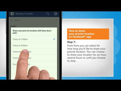 How to share your precise location on Facebook® app How to share your precise location on Facebook® app