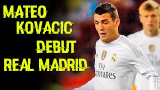 Mateo Kovacic Debut | Real Madrid vs Sporting Gijon 23-08-2015 [HD]