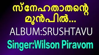 Snehathathante | സ്നേഹതാതന്‍റെ | Srushtavu | Christian Devotional Song | Wilson Piravom | Jino