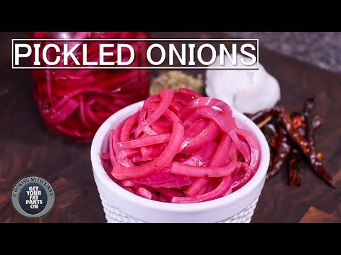How to Make Pickled Onions – Pickled Red Onions – Mexican Cuisine