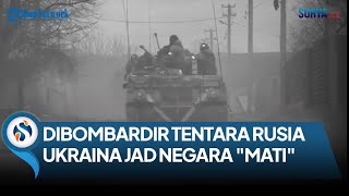 DIBOMBARDIR RUSIA, UKRAINA NYARIS TANPA AKTIVITAS WARGA, SUASANA PERMUKIMAN SEPI TAK BERPENGHUNI