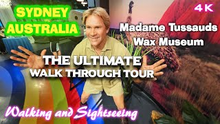 MADAME TUSSAUDS WAX MUSEUM | 4K ULTIMATE VIRTUAL WALKING TOUR | SYDNEY AUSTRALIA CELEBRITY FIGURES