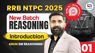 RRB NTPC 2025 | NEW BATCH | REASONING BY ARUN SIR