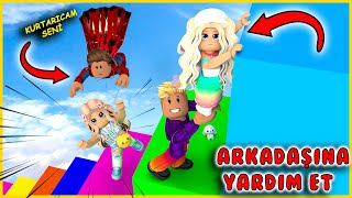 ARKADAŞINA YARDIM ET KAHRAMAN OL 🦸‍♀️ EKİP GÜCÜ İLE OYUNU GEÇMEYE ÇALIŞ | ROBLOX Kahraman Olun 🥰