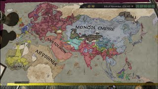 CK3 Timelapse oriental empires with scourge of the gods active but not inherited