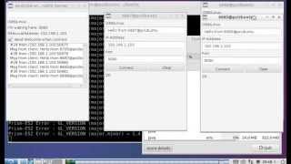 Java/JavaFX example: 1 server vs 30 clients