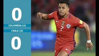 Highlight Colombia vs Chile 0 - 0 PEN 4 - 5 | Copa America 2019