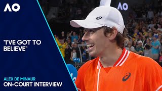 Alex de Minaur On-Court Interview | Australian Open 2024 Third Round
