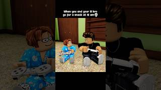 When lil bro needs to turn the last light off 😭 #roblox #shorts #robloxanimation #usa