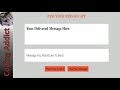 Basic Pass the Message Project Using Jquery