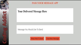 Basic Pass the Message Project Using Jquery