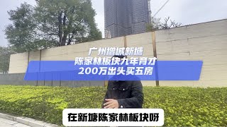 广州增城新塘，陈家林板块九年育才，200万出头买五房好房推荐 广州买房 育才学校