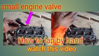 valve lapping by hand in suzuki f6a multicab