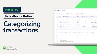 How to categorize transactions in QuickBooks Online for your business