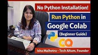 No Python Installation! Run Python in Google Colab (Beginner Guide)