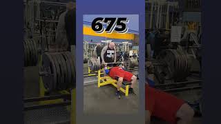 675 Bench Press by Aaron Anderton #benchpress #powerlifting #strength