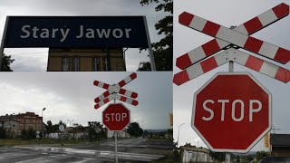 [4K] Prezentacja stacji kolejowej oraz przejazdu kolejowego w Starym Jaworze