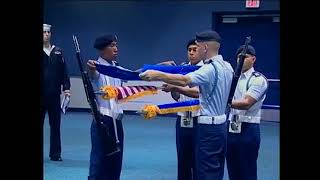 JROTC Color Guard Uncase Colors Demonstration