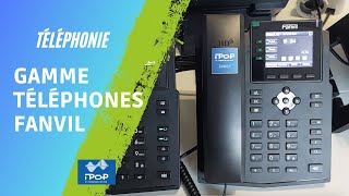 Téléphonie IP - Téléphones IP PoE FANVIL