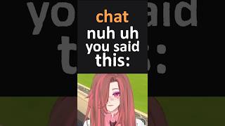 Chat Won't LISTEN 😠 #vtuber #anime