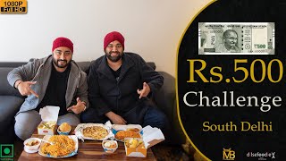 Rs.500 Challenge In South Delhi | Karan Dua VS Manmeet Bindra