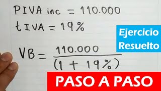 Como quitar el IVA a un PRECIO