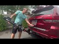 review yakima doubledown 4 tilting hitch mounted bike rack for cars suvs u0026 trucks