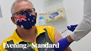 Australian PM Scott Morrison among first to be vaccinated in Sydney