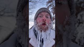 One big ice beard #iceman #ice #beard #winter #adventure #icy #amazing #viralvideo #viral