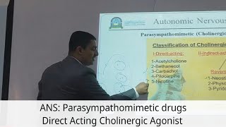 7- ANS: Parasympathomimetic Drugs: Direct Acting Cholinergic Agonist