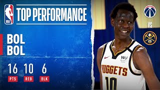 Bol Bol Shows Versatility In First NBA Action